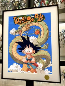 Son Goku & Shenron Decorative Painting - Dragon Ball - Xingkong Studio
