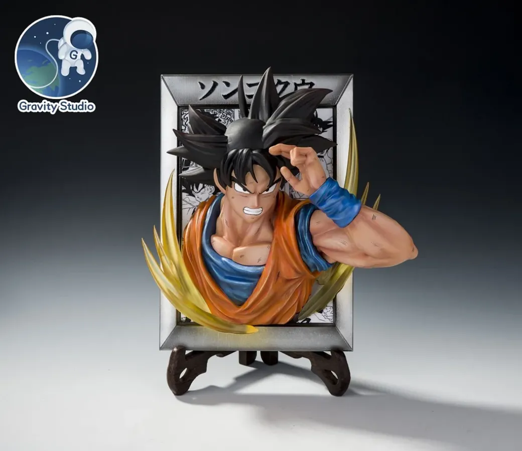 Son Goku & Vegeta Frame Decoration/Fridge Magnet - Dragon Ball Resin Statue - Gravity Studios