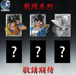 Son Goku & Vegeta Frame Decoration/Fridge Magnet - Dragon Ball Resin Statue - Gravity Studios