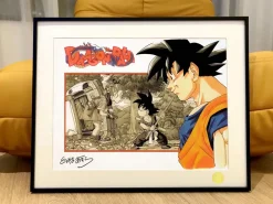 Son Goku First Meets Bulma Decoration Painting - Dragon Ball - Xingkong Studio