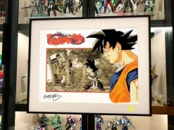 Son Goku First Meets Bulma Decoration Painting - Dragon Ball - Xingkong Studio