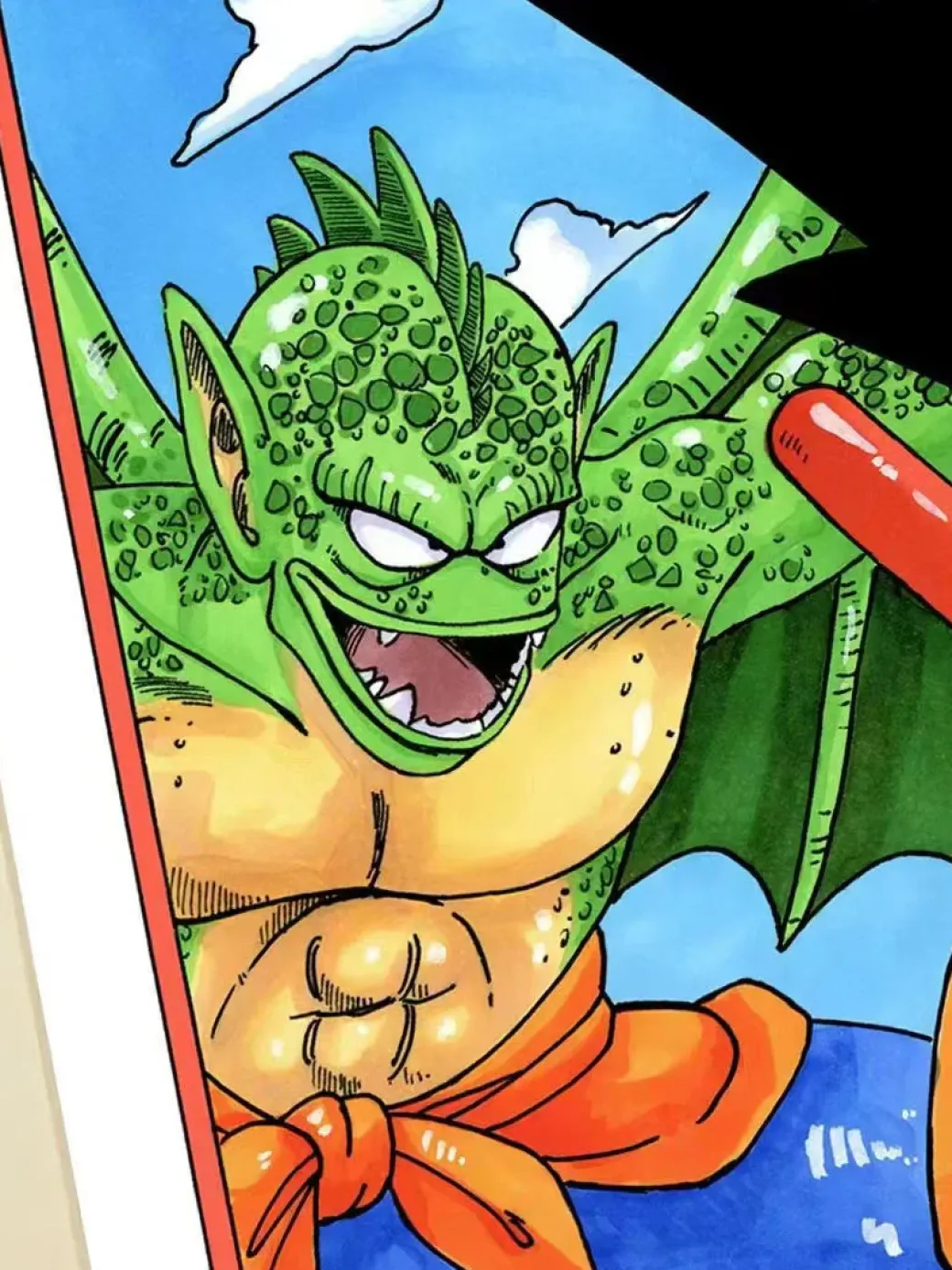 Son Goku's fury Decorative Painting - Dragon Ball - Xingkong Studio