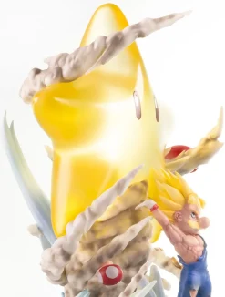 Spirit Bomb Super Mario with LED - Dragon Ball Super Mario Statue - ChaoShe Studio