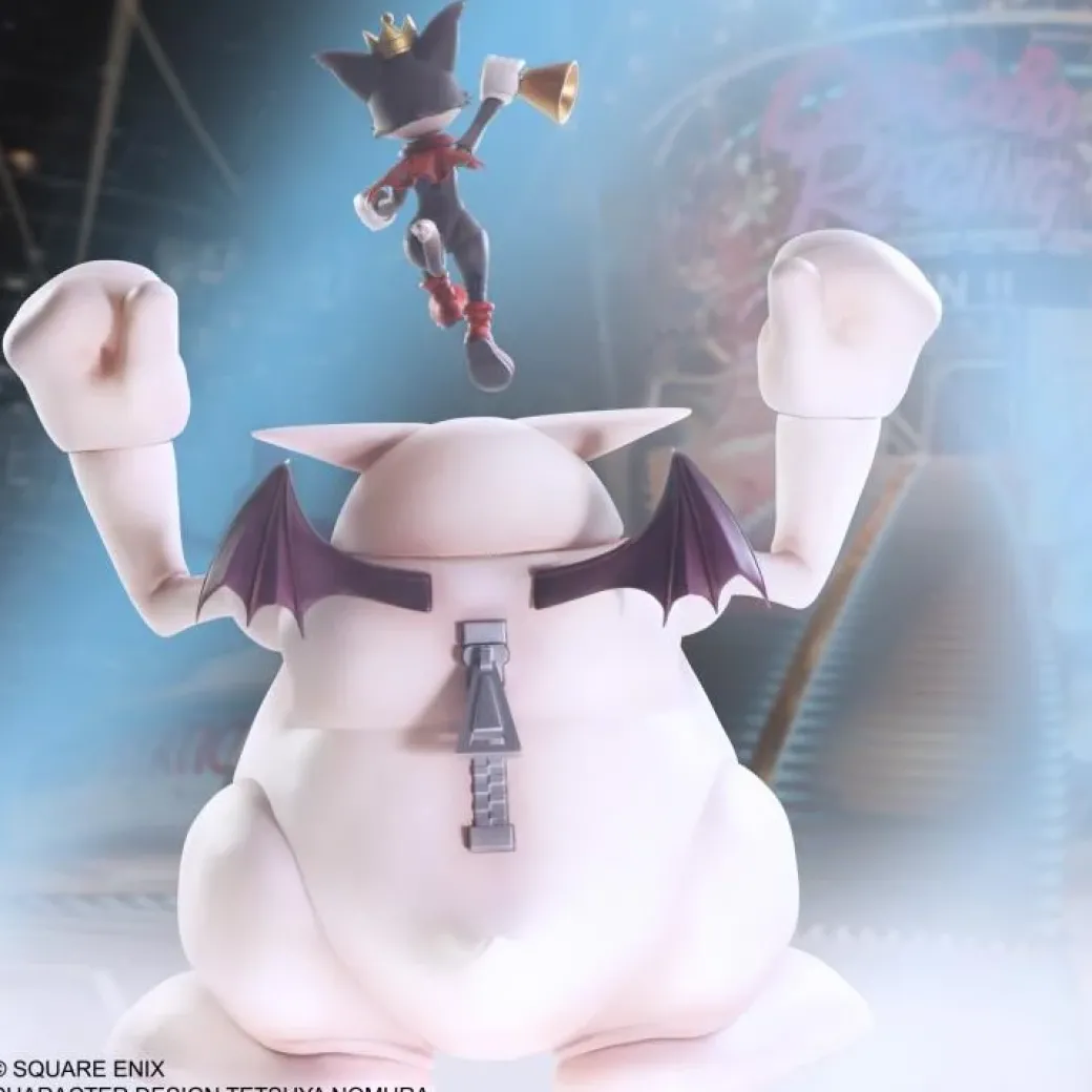 Square Enix Bring Arts Series Cait Sith & Moogle - (FF7) Final Fantasy VII Official Statue - TAITO