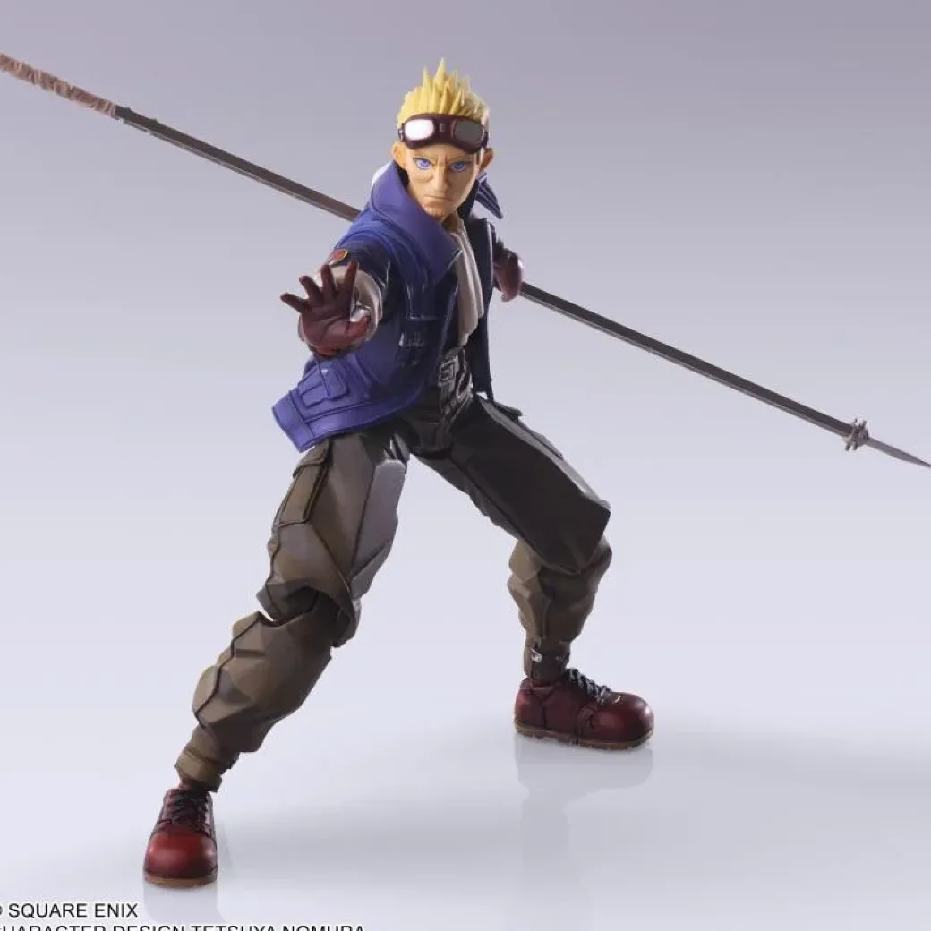 Square Enix Bring Arts Series Cid Highwind - (FF7) Final Fantasy VII Official Statue - TAITO