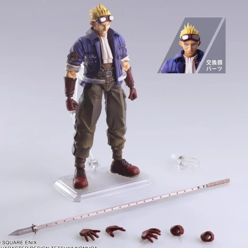 Square Enix Bring Arts Series Cid Highwind - (FF7) Final Fantasy VII Official Statue - TAITO