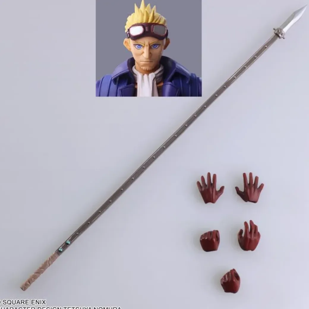 Square Enix Bring Arts Series Cid Highwind - (FF7) Final Fantasy VII Official Statue - TAITO
