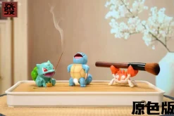 Squirtle & Bulbasaur & Kingler Tea Pet Set - Pokemon Resin Statue - Fa-Studios