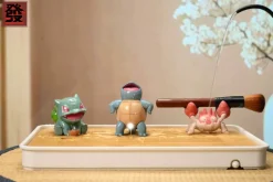 Squirtle & Bulbasaur & Kingler Tea Pet Set - Pokemon Resin Statue - Fa-Studios