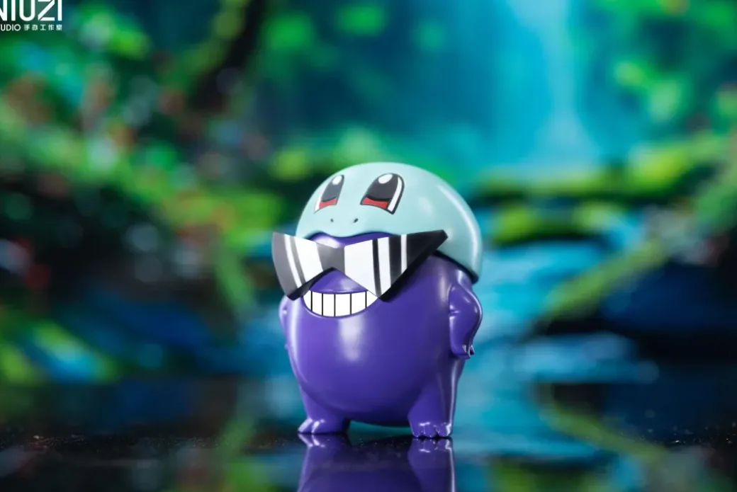 Squirtle Squad Gengar - Pokemon Resin Statue - NiuZi Studio