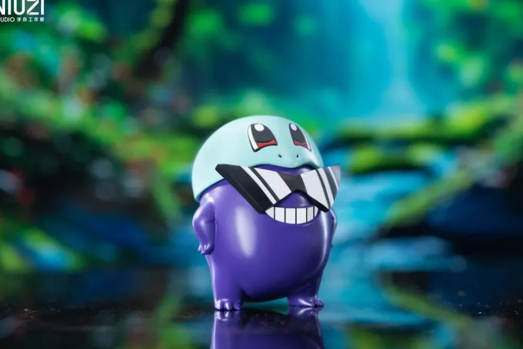 Squirtle Squad Gengar - Pokemon Resin Statue - NiuZi Studio