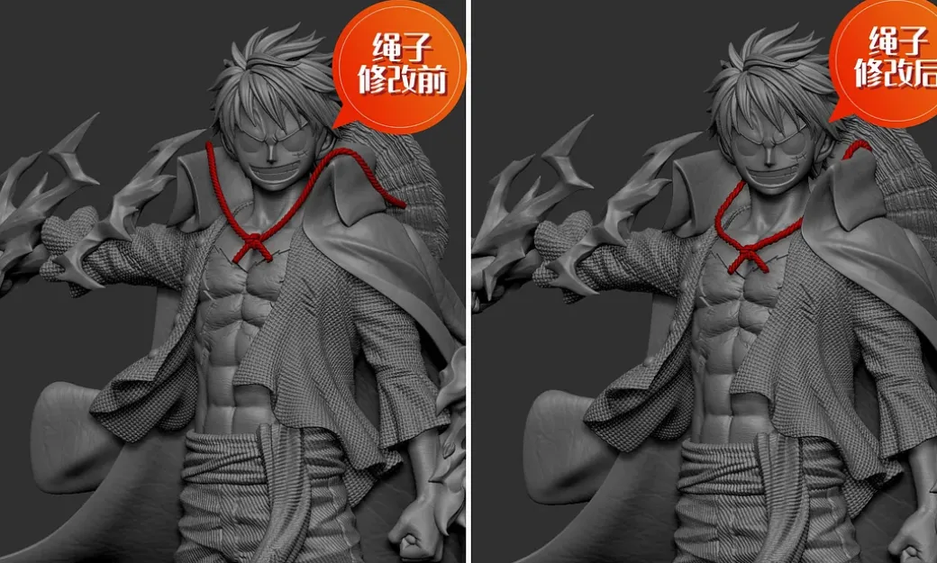 Standing Monkey D. Luffy 2.0 - ONE PIECE Resin Statue - LX Studios