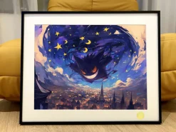 Starry Sky Gengar Decorative Painting - Pokemon - Xingkong Studio