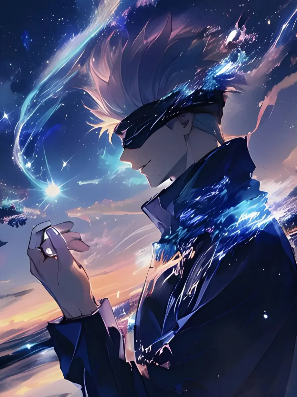 Starry Sky Satoru Gojo Decorative Painting - Jujutsu Kaisen - Xingkong Studio
