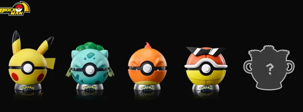 Starter Pokémon Poke Ball Series 003 Squirtle - Pokemon Resin Statue - Block Man Studio