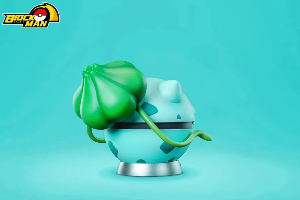 Starter Pokémon Poke Ball Series 001 Bulbasaur - Pokemon Resin Statue - Block Man Studio