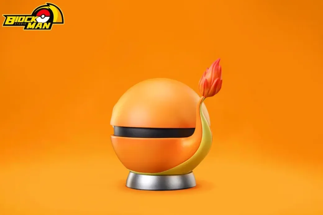 Starter Pokémon Poke Ball Series 002 Charmander - Pokemon Resin Statue - Block Man Studio