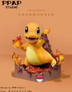 Starter Pokémon Squirtle, Charmander & Bulbasaur - Pokemon Resin Statue - PPAP Studios