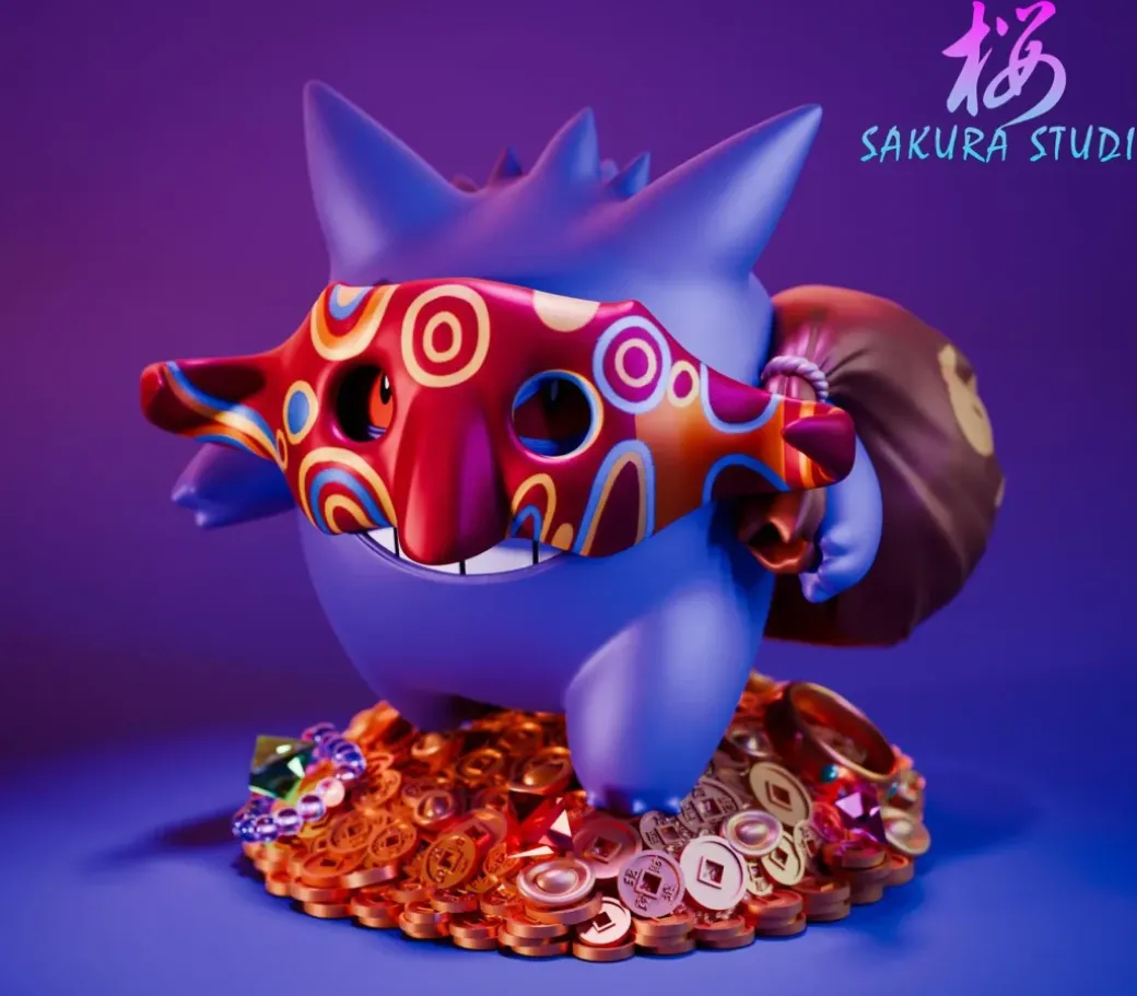 Stop It Gengar - Pokemon Resin Statue - SAKURA Studio