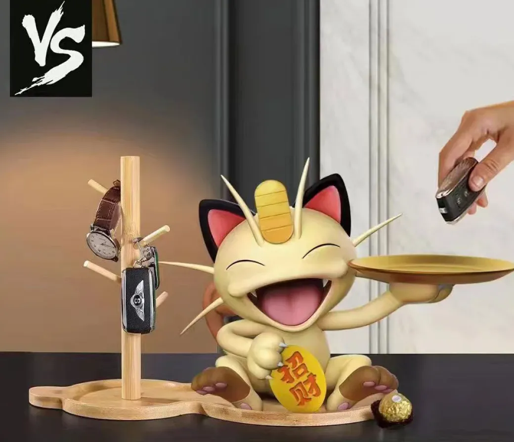Storage Fortune Meowth - Pokemon Resin Statue - VS Studios