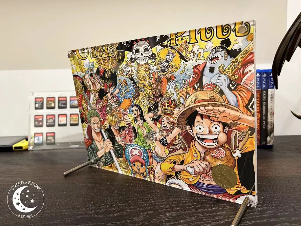 Straw Hat Pirates Wanted Stamp Card Acrylic Stand Display - ONE PIECE - Xingkong Studio