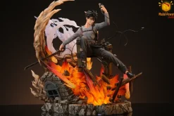 Street Battle Levi Ackerman with LED - Attack On Titan Resin Statue - Model Power Studio