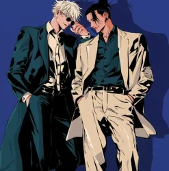 Suit Thug Decorative Painting - Jujutsu Kaisen - H-TWO Studio