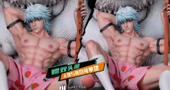 Summer Gintoki Sakata & Sadaharu - GINTAMA Resin Statue - Lust hub Studio