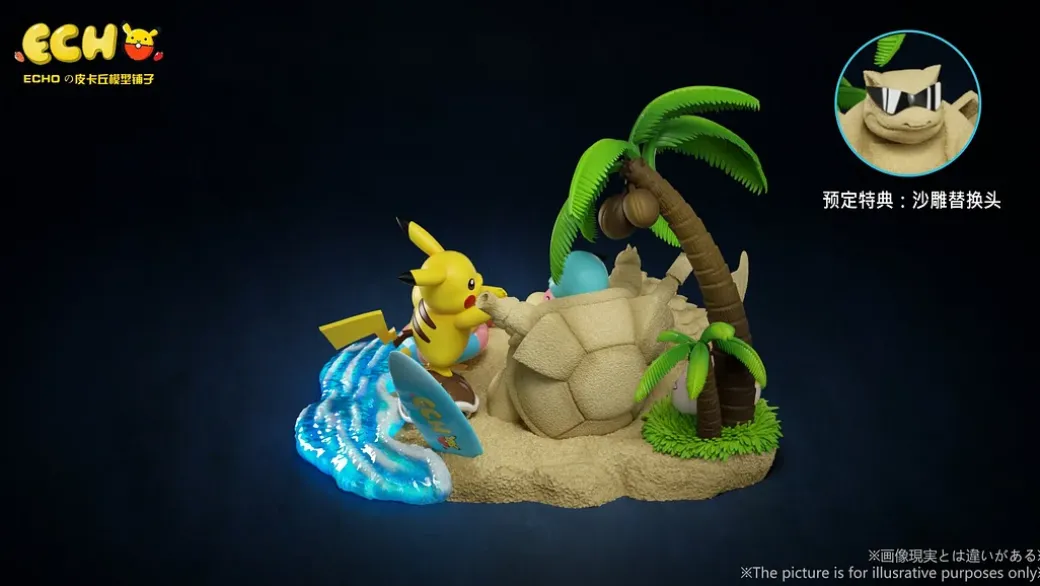 Summer Season Scene - Pokemon Statue - ECHO_Studio