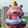 Summer Series Swimming Ring Slowpoke - Pokemon Resin Statue - Vegetable workshop Studios