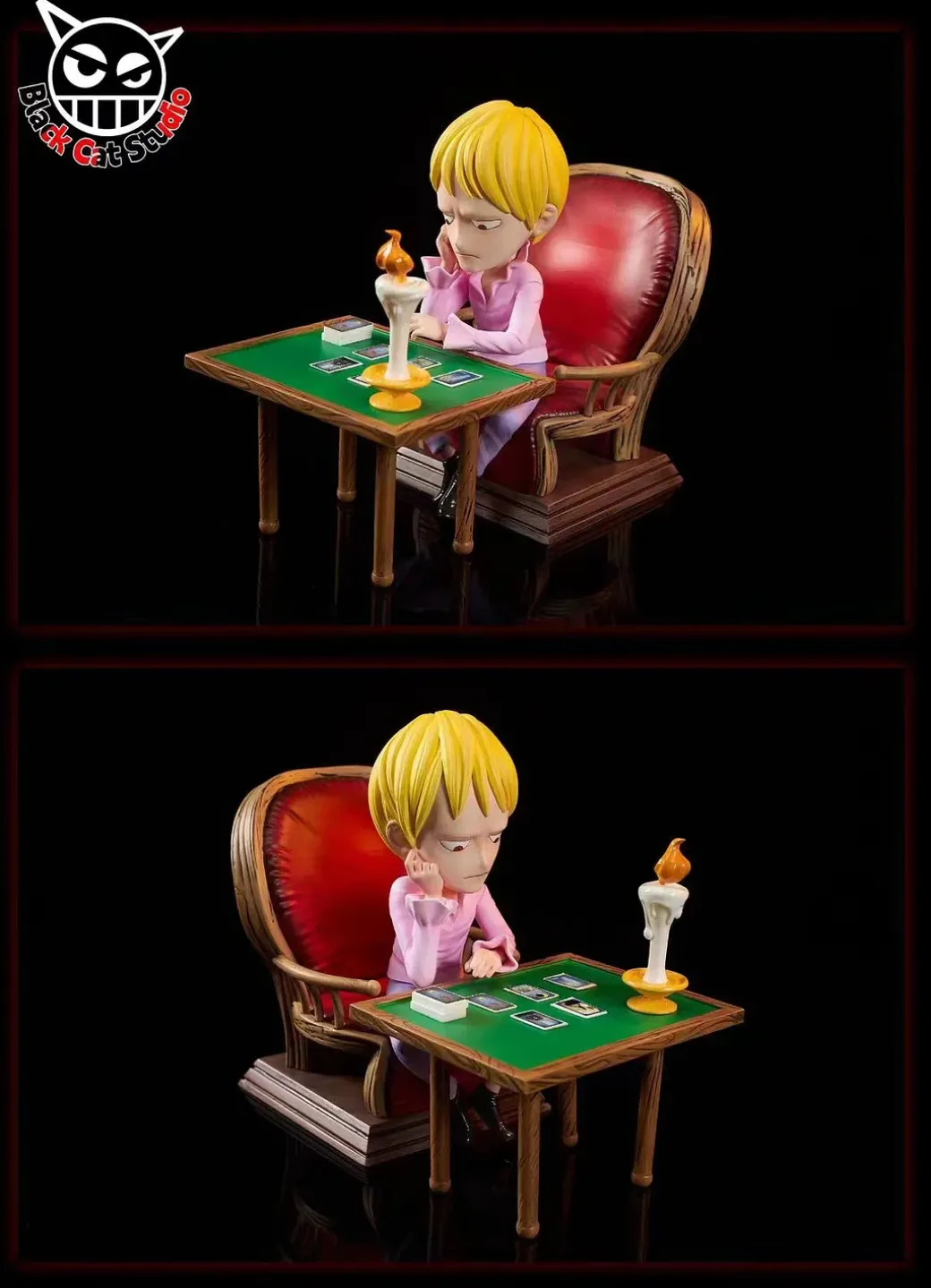 Super Rookie Childhood Series Scratchmen Apoo & Basil Hawkins & Capone Bege - ONE PIECE Resin Statue - Black Cat-Studio