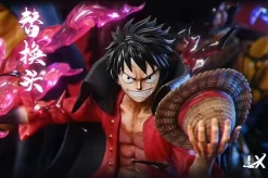Super Rookie Three Captain Monkey D. Luffy, Trafalgar D. Water Law & Eustass Kid with LED - ONE PIECE Resin Statue - LX-Studios