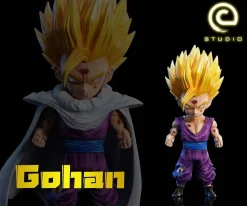 Super Saiyan 1 & Super Saiyan 2 Son Gohan - Dragon Ball Statue - C-Studios