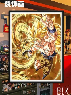 Super Saiyan 3 Son Goku Decorative Painting - Dragon Ball - BLK Studio