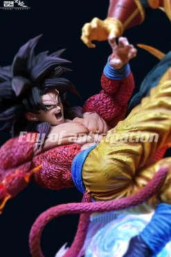 Super Saiyan 4 Son Goku with LED - Dragon Ball Resin Statue - YUNQI Studios