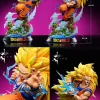 Super Saiyan 3 Son Goku with LED - Dragon Ball Resin Statue - KING Studio