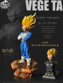 Super Saiyan 3 Vegeta - Dragon Ball Resin Statue - BaoLiXiong Studio