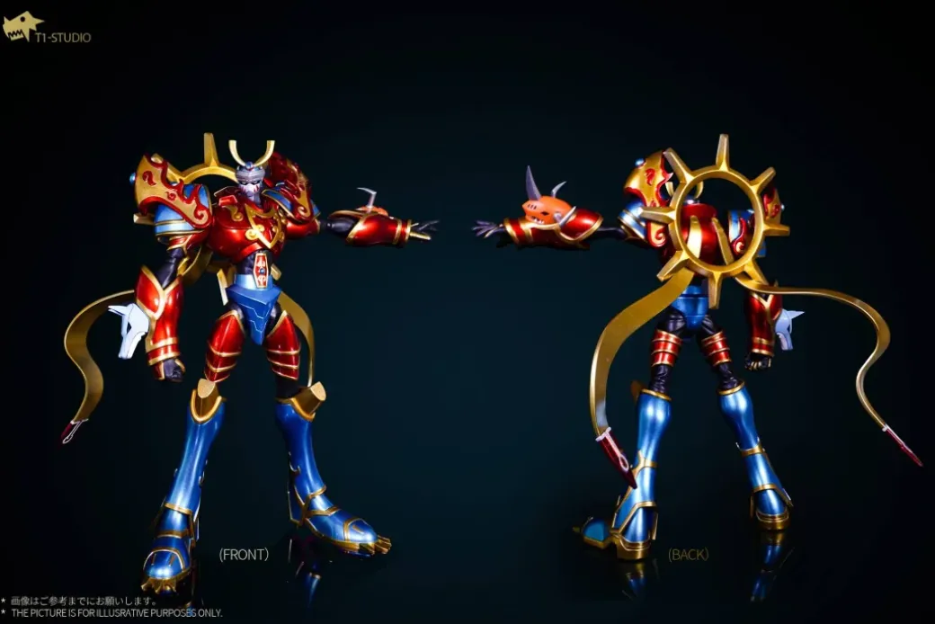 Susanoomon & ZERO-ARMS Orochi - Digimon Resin Statue - T1 Studio