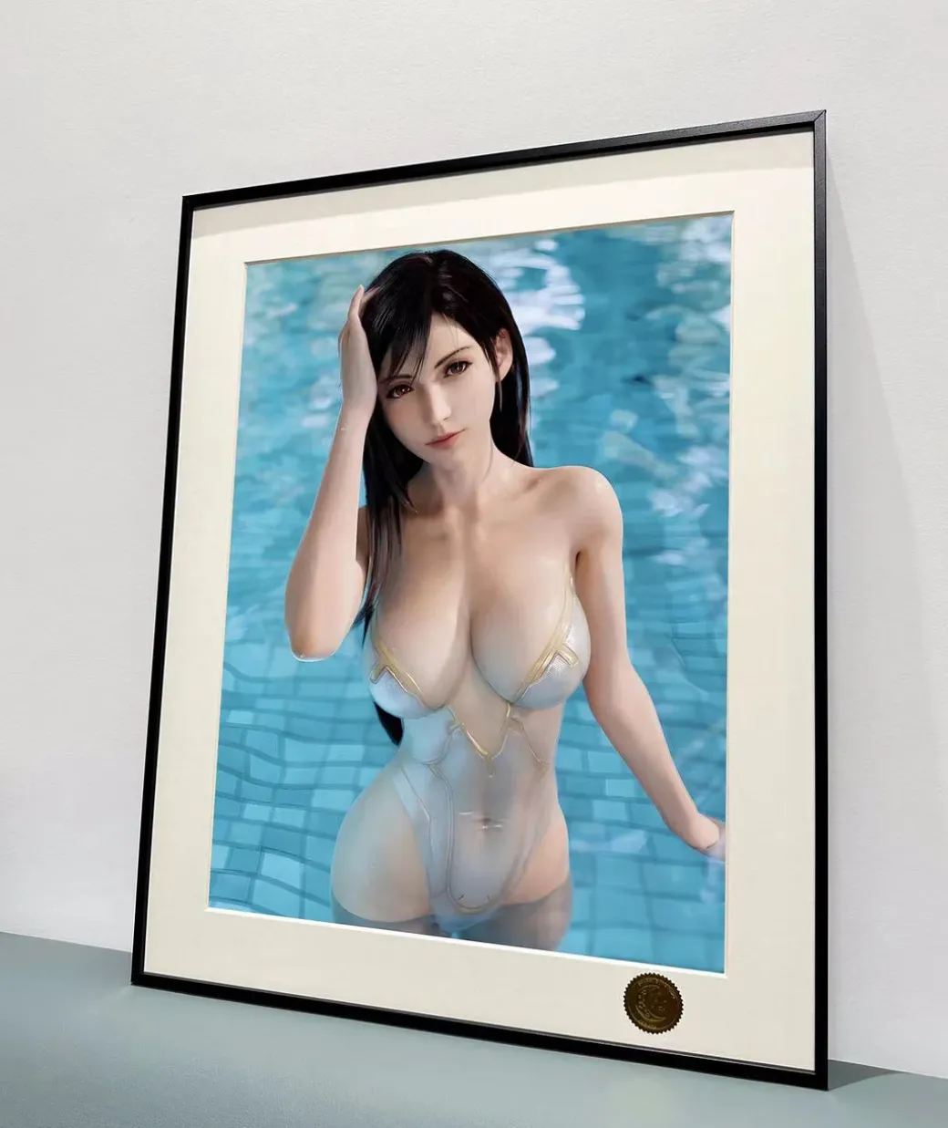Swimpool Ver. Tifa Lockhart Decorative Painting - (FF7) Final Fantasy VII - Xingkong Studio