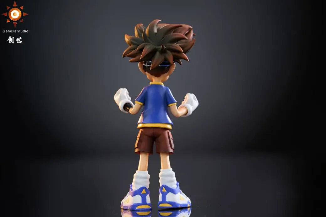 Tai Kamiya & Koromon & Botamon & Digitamamon - Digimon Statue - Genesis-Studio