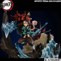 Tanjiro Kamado & Nezuko Kamado with LED - Demon Slayer: Kimetsu no Yaiba Resin Statue - BN Figure