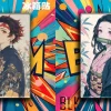 Tanjiro Kamado & Nezuko Kamado Fridge Magnet - Demon Slayer: Kimetsu No Yaiba - BLK Studio