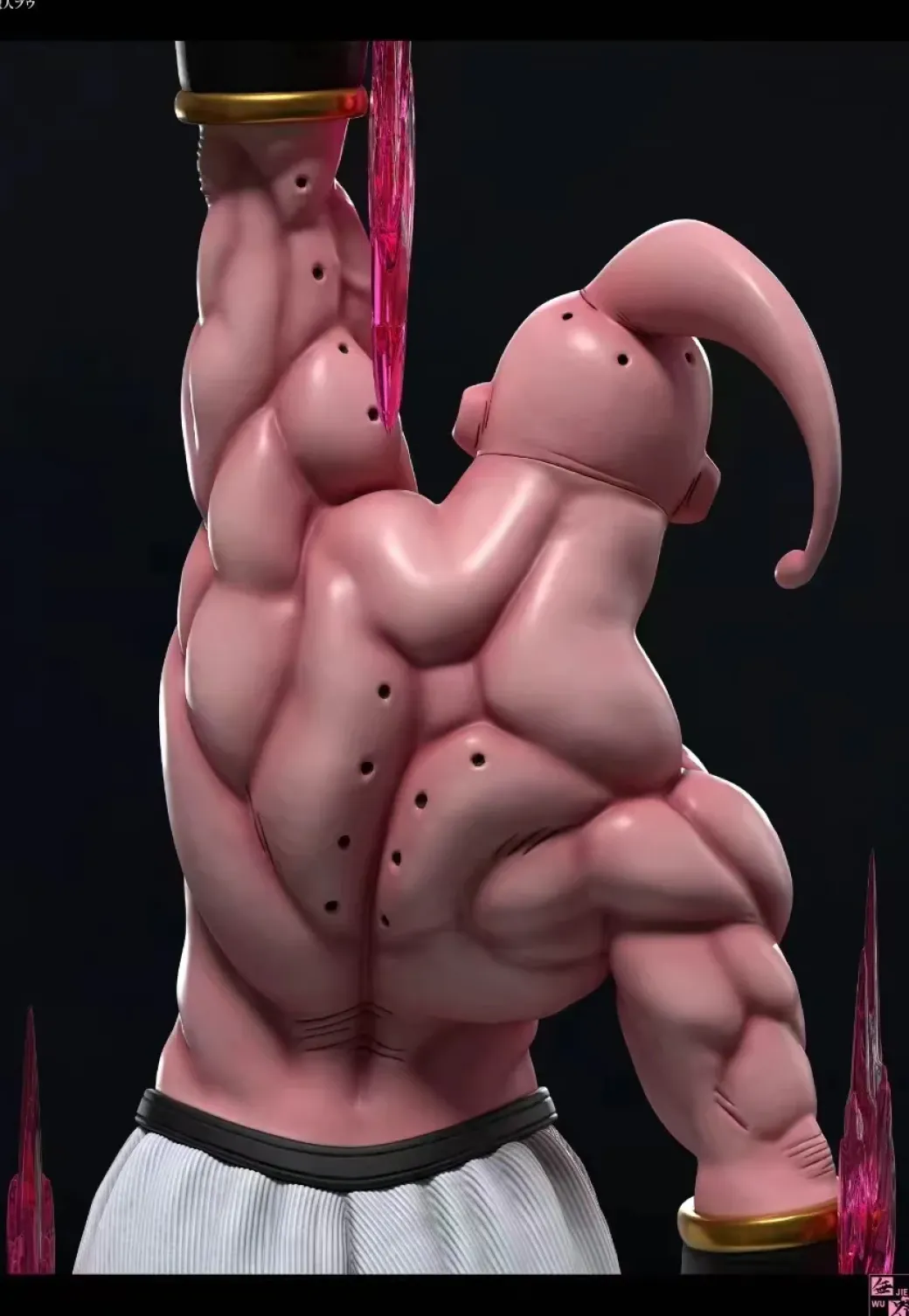 Temple Big Buu with LED - Dragon Ball Resin Statue - WuJie Studio