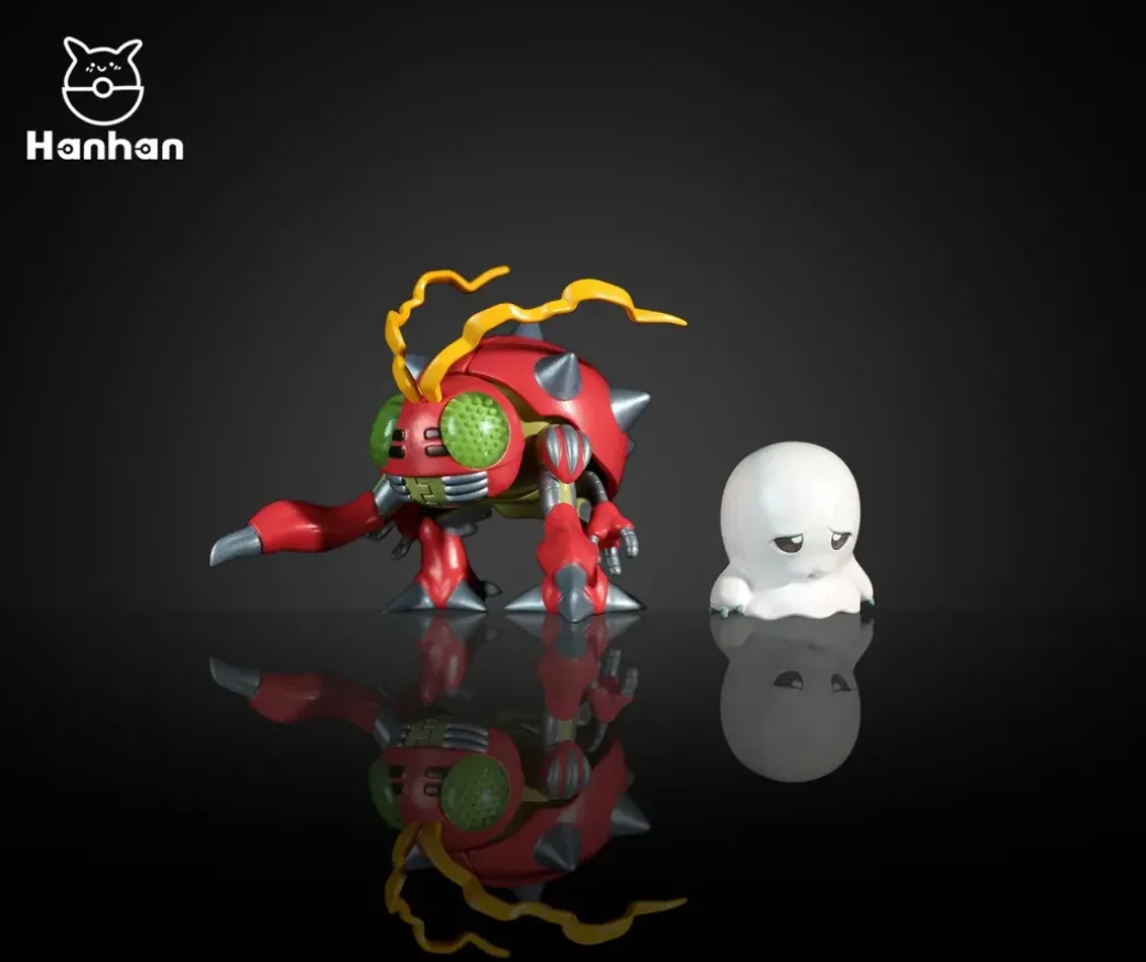 Tentomon & Motimon - Digimon Resin Statue - Hanhan-Studio