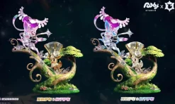 Terastallized Eevee Forest Series 001 Sylveon & Eevee - Pokemon Resin Statue - Ruby Studio