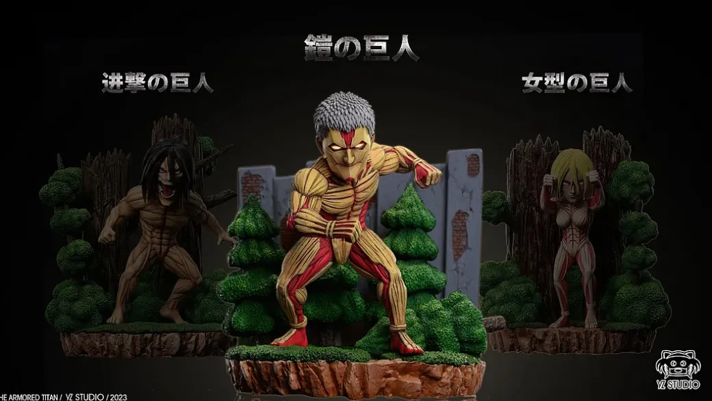 The Armored Titan - Attack On Titan Resin Statue - YZ Studios