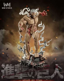 The Armored Titan with LED - Attack On Titan Resin Statue - WM Studios