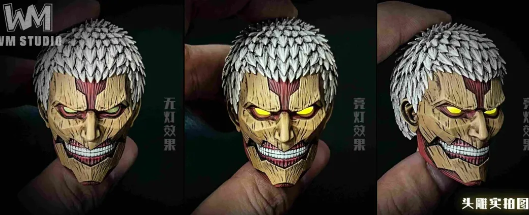The Armored Titan with LED - Attack On Titan Resin Statue - WM Studios