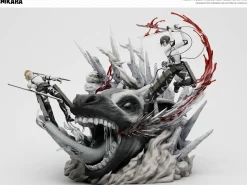 The Battle of Heaven and Earth Mikasa Ackerman & Armin Arlert - Attack on Titan Resin Statue - CHIKARA Studios