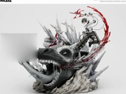The Battle of Heaven and Earth Mikasa Ackerman & Armin Arlert - Attack on Titan Resin Statue - CHIKARA Studios